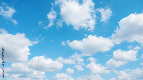 Fototapeta Naklejka Na Ścianę i Meble -  blue sky with white clouds