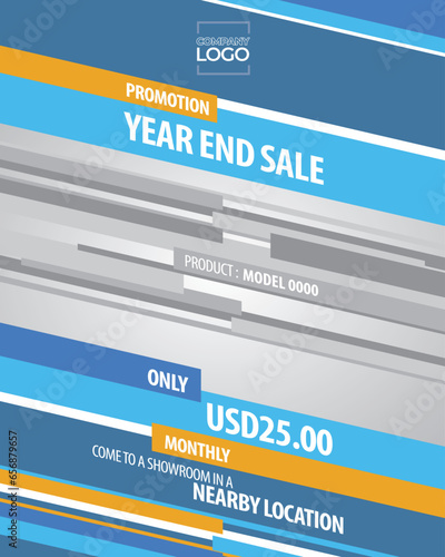 Promotion product flyer and leaflet template design for business. Social media advertising for fitness product.