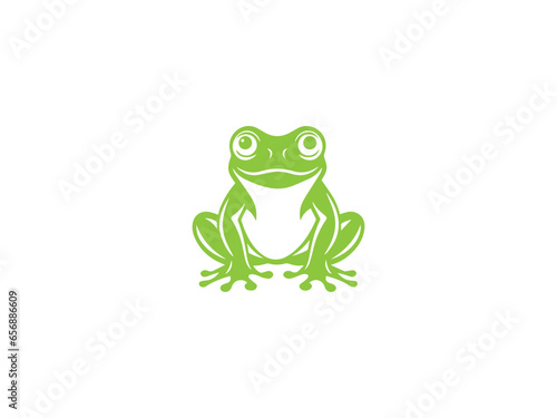 Premium frog logo vector, vector and illustration,