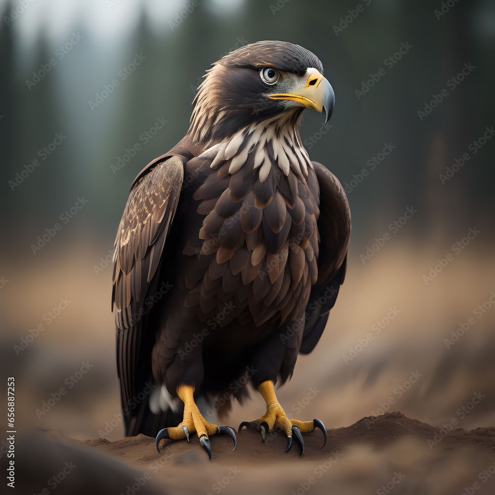 Fototapeta premium portrait of a eagle