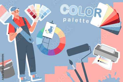 Color Palette Collage