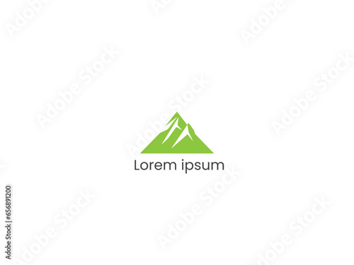 Hill logo design vector, vector and illustration,