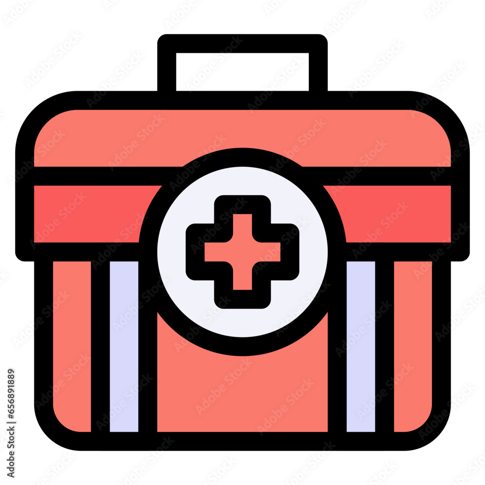 Obraz premium first aid kit icon