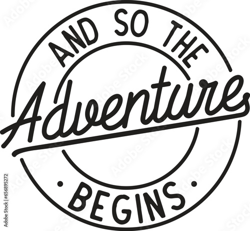 Adventures black and camping quotes bundle