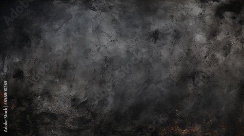 Dark and distressed abstract surface: a high-resolution black grunge background for creative projects