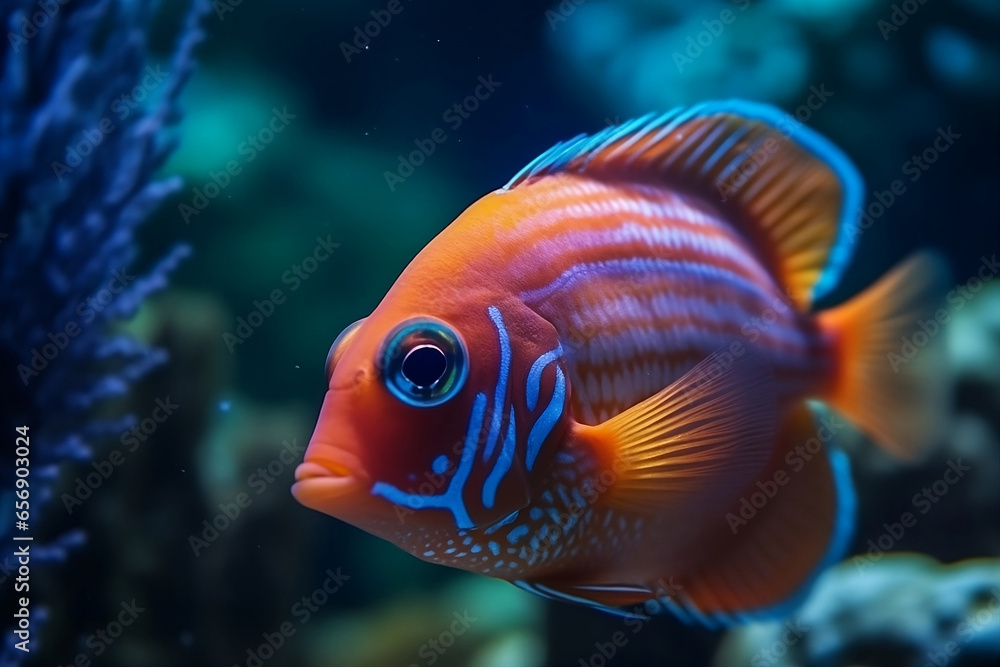 yellow tang fish. yellow tang fish.
