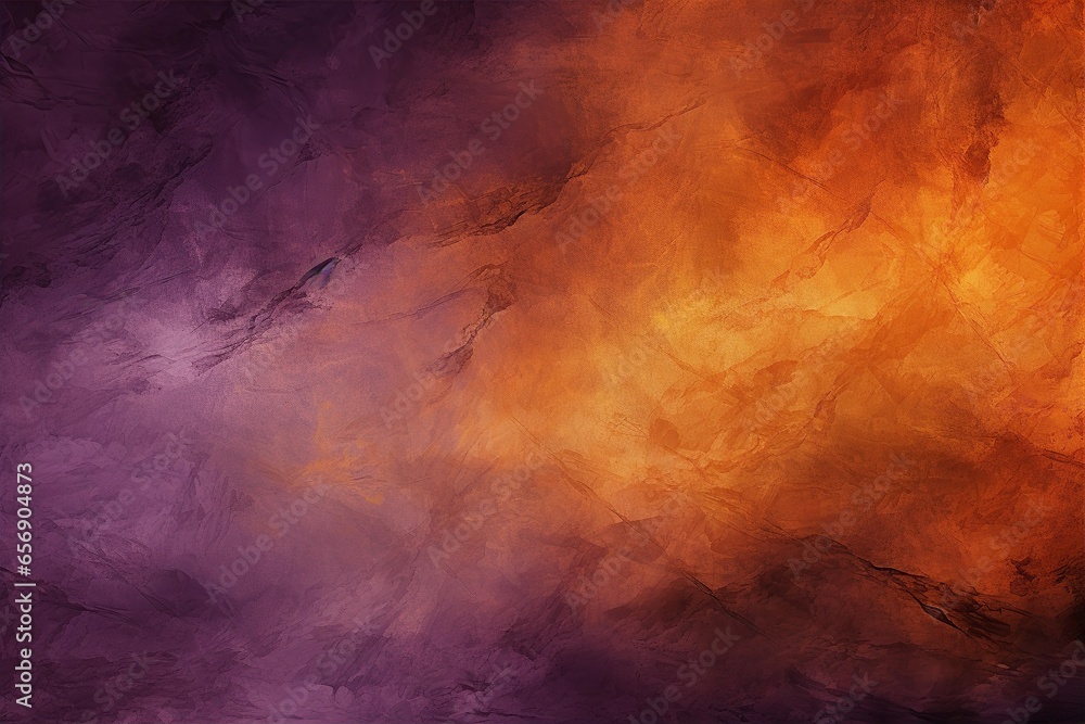 abstract background in purple and orange, in the style of textured canvas, abstraction-création, dark orange and dark amber 