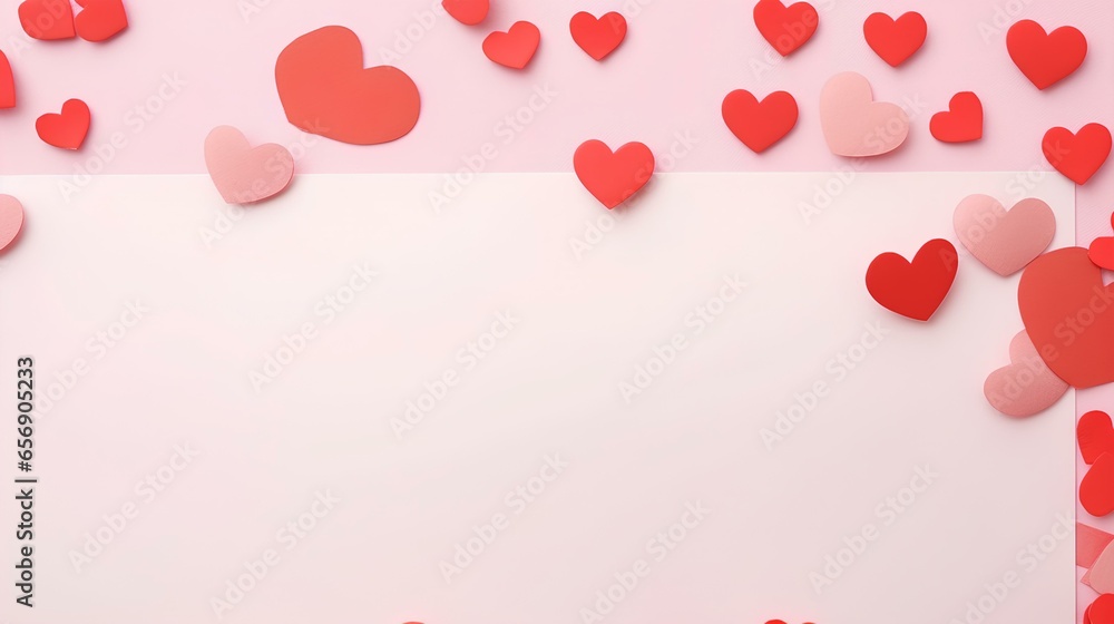 valentines day background ai generated