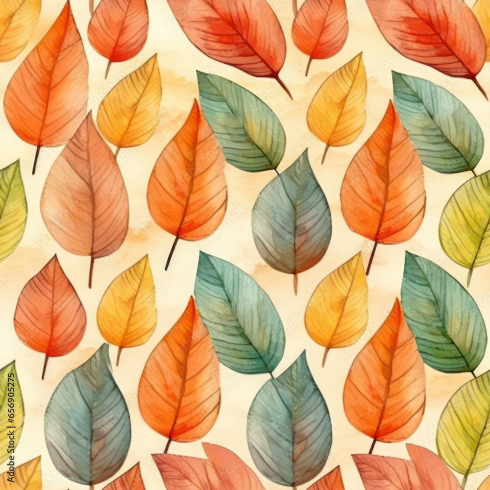 Leaf pattern in many colors
Leaf pattern in many colors