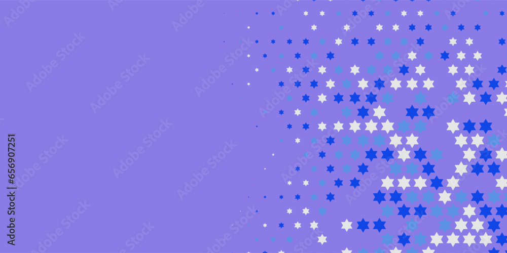 Stars wide banner Two Color Abstract Illustration background beautiful wallpaper of colorful multi sizes stars