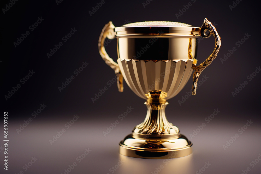 Winning cup. Winning the competition. Success. Achievement. Winning cup. Winning the competition. Success. Achievement.