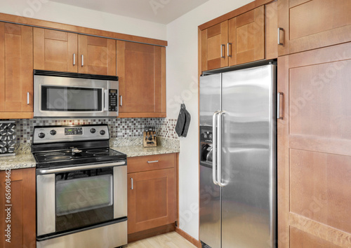 Modern residential kitchen interior