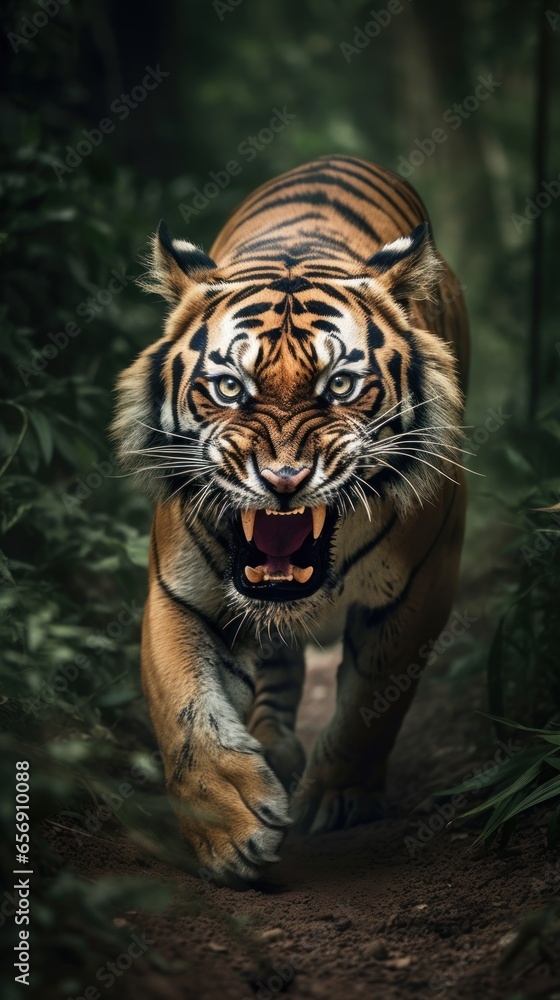 Sumatran tiger (Panthera tigris altaica)