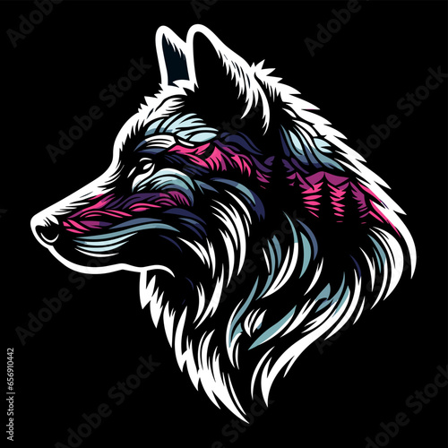 Wolf vector illustration