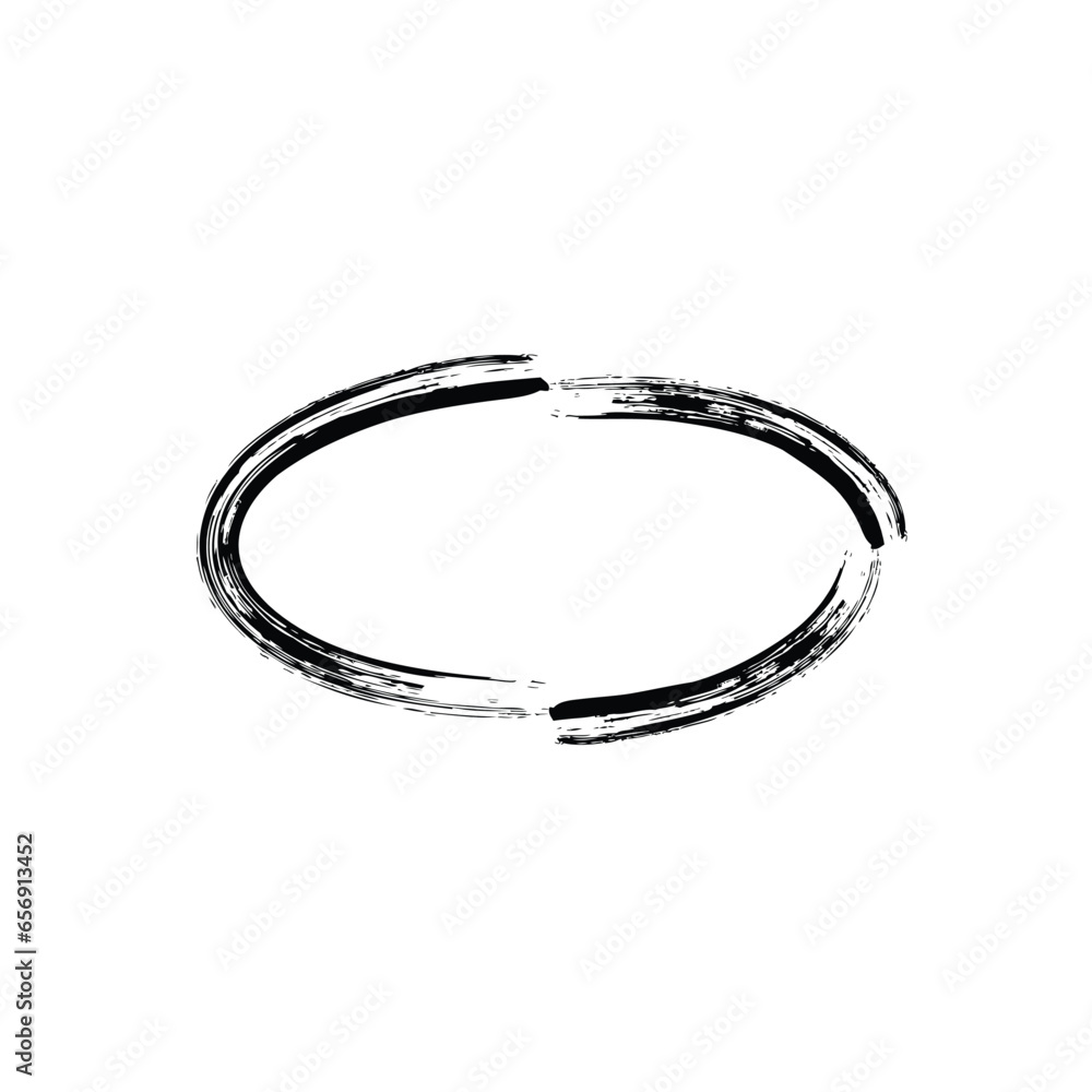 Abstract Horizontal Oval Grunge Shape Hand Drawn rounded shape Abstract Horizontal Oval Grunge Shape Hand Drawn rounded shape