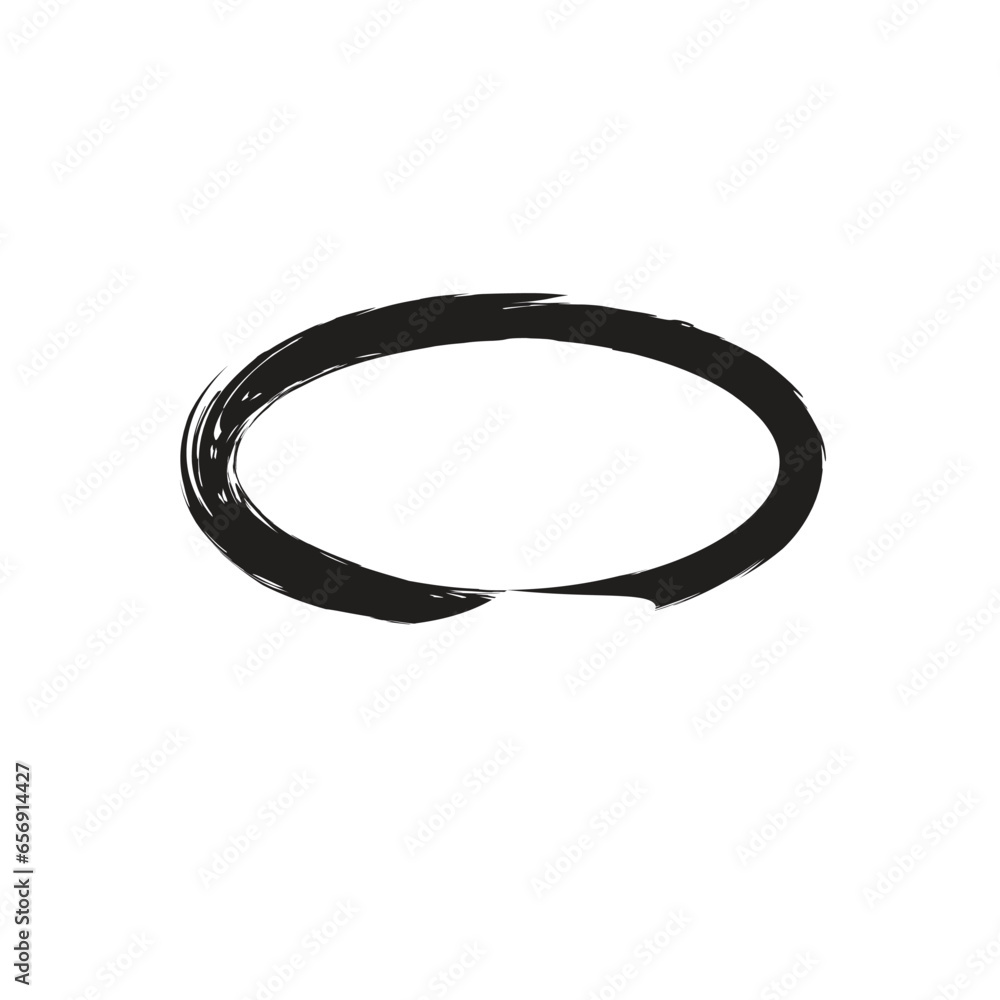 Abstract Horizontal Oval Grunge Shape Hand Drawn rounded shape Abstract Horizontal Oval Grunge Shape Hand Drawn rounded shape