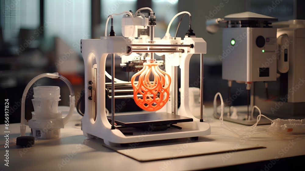 3D printing technology being used in a medical context 3D printer