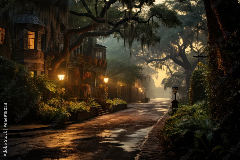 apartment with an outdoor living area full of nature, generative AI apartment with an outdoor living area full of nature, generative AI