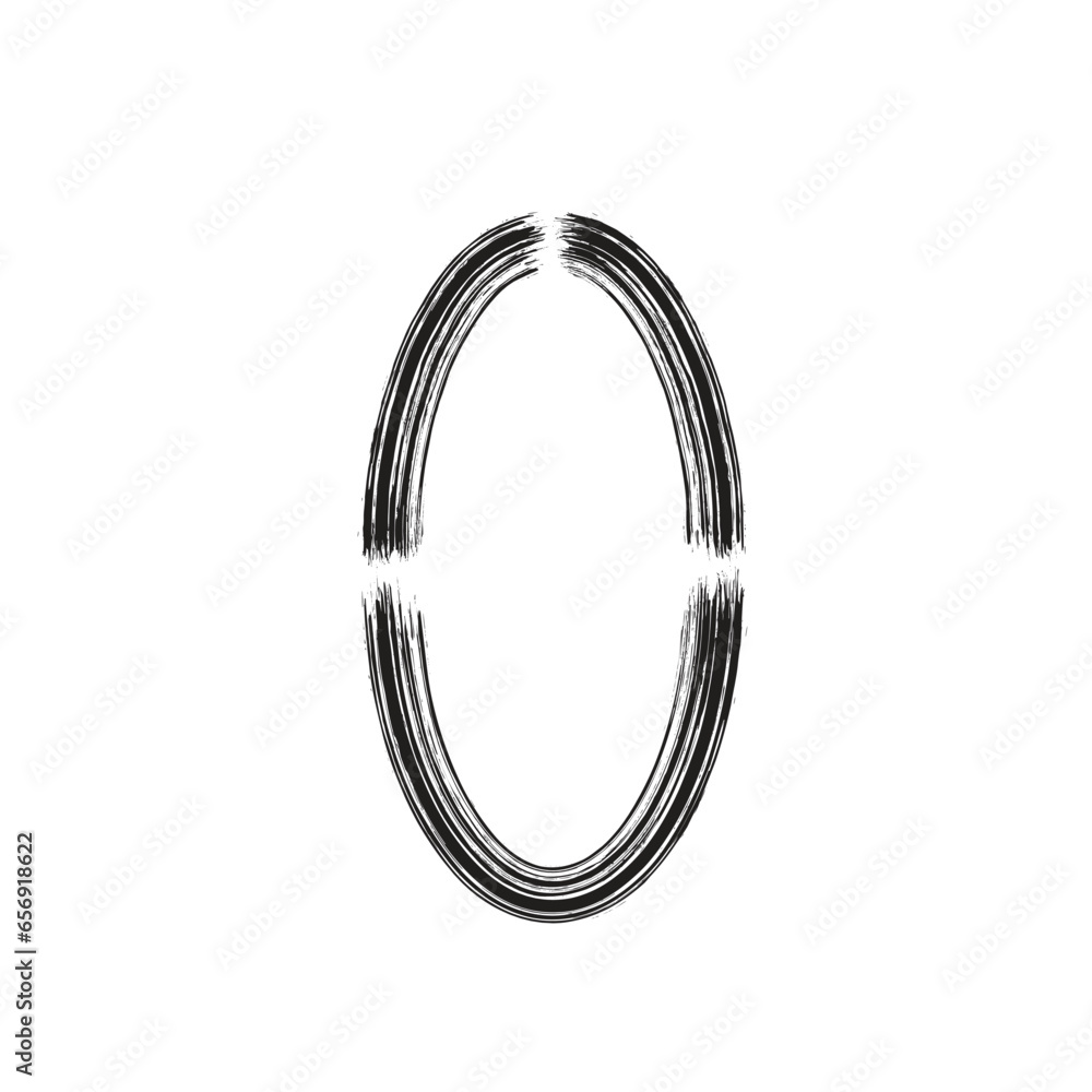 Abstract Vertical Oval Grunge Shape Hand Drawn rounded shape Abstract Vertical Oval Grunge Shape Hand Drawn rounded shape