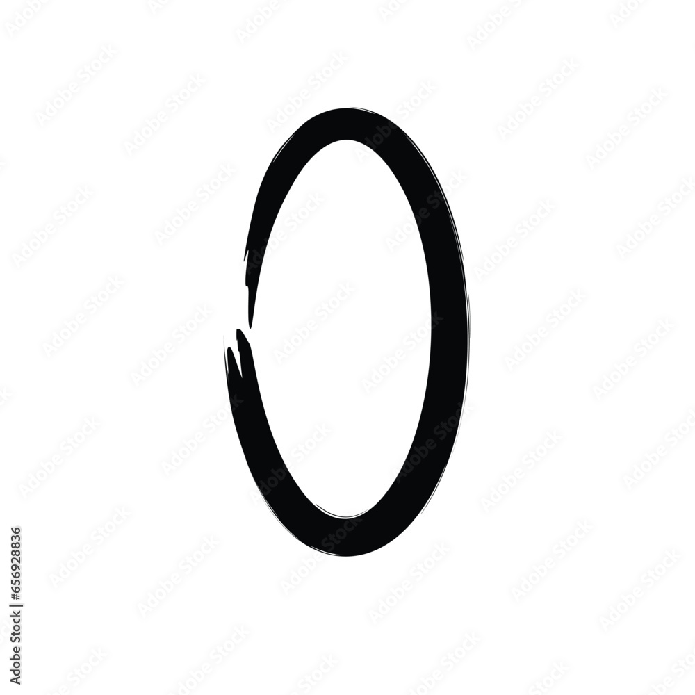 Hand Drawn Vertical Oval line Bold Stroke Shape Abstract rounded shape Hand Drawn Vertical Oval line Bold Stroke Shape Abstract rounded shape