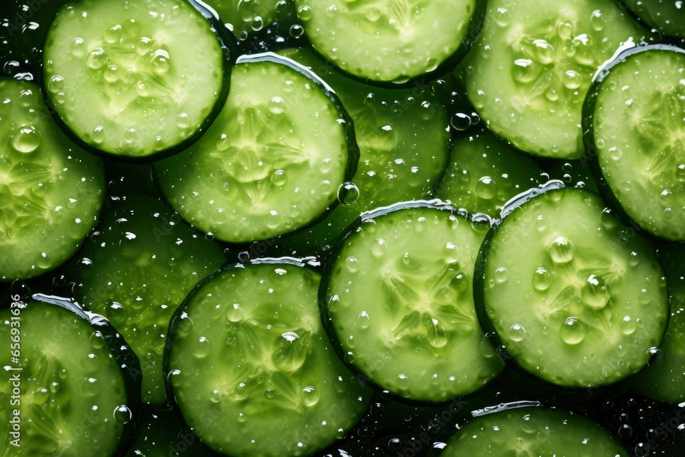 Texture of cucumber. Fresh cucumbers background Texture of cucumber. Fresh cucumbers background