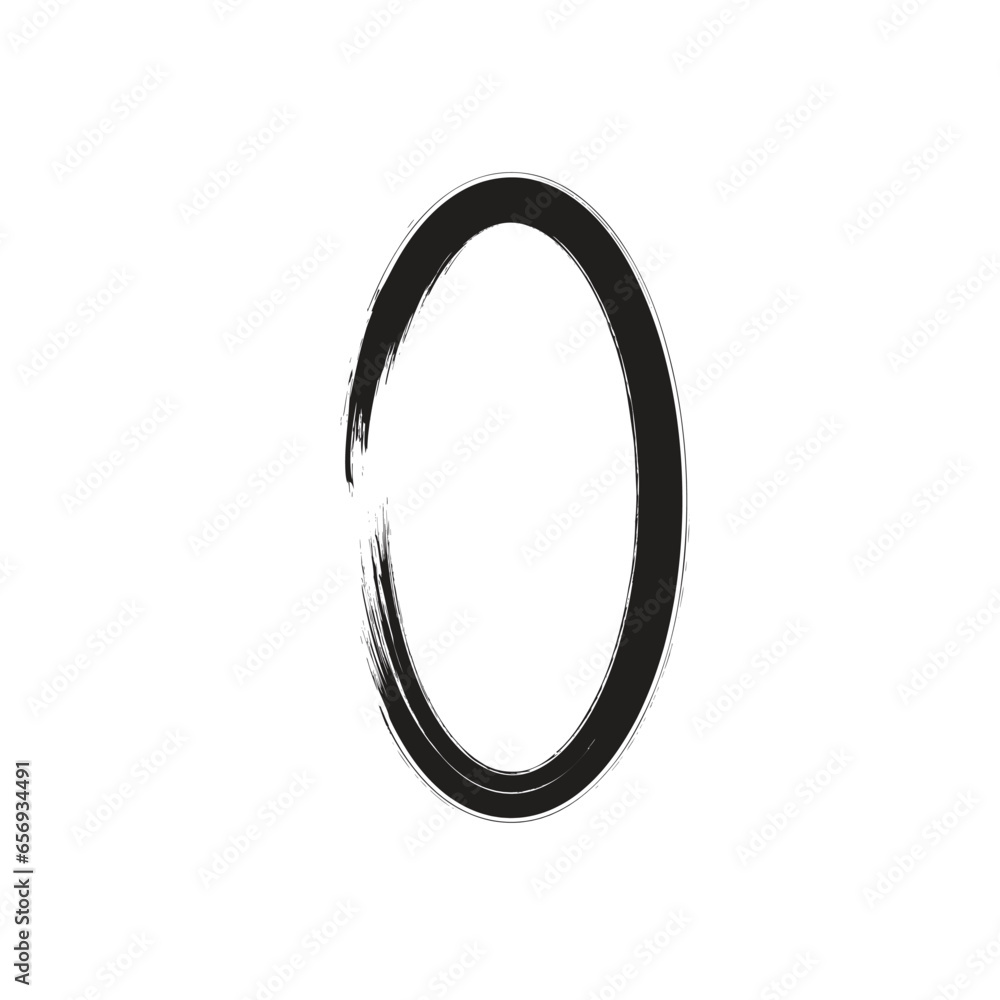 Hand Drawn Vertical Oval line Bold Stroke Shape Abstract rounded shape Hand Drawn Vertical Oval line Bold Stroke Shape Abstract rounded shape