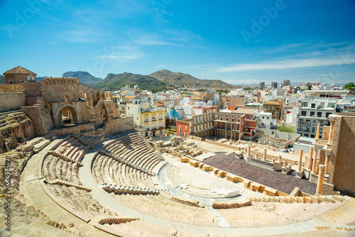 Cartagena, Spain. Roman Theater view