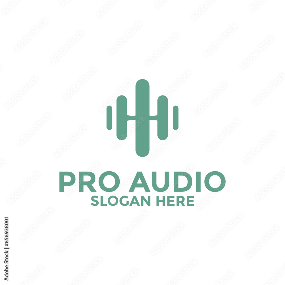 Sound Audio Logo Design, beat sound logo vector template Sound Audio Logo Design, beat sound logo vector template