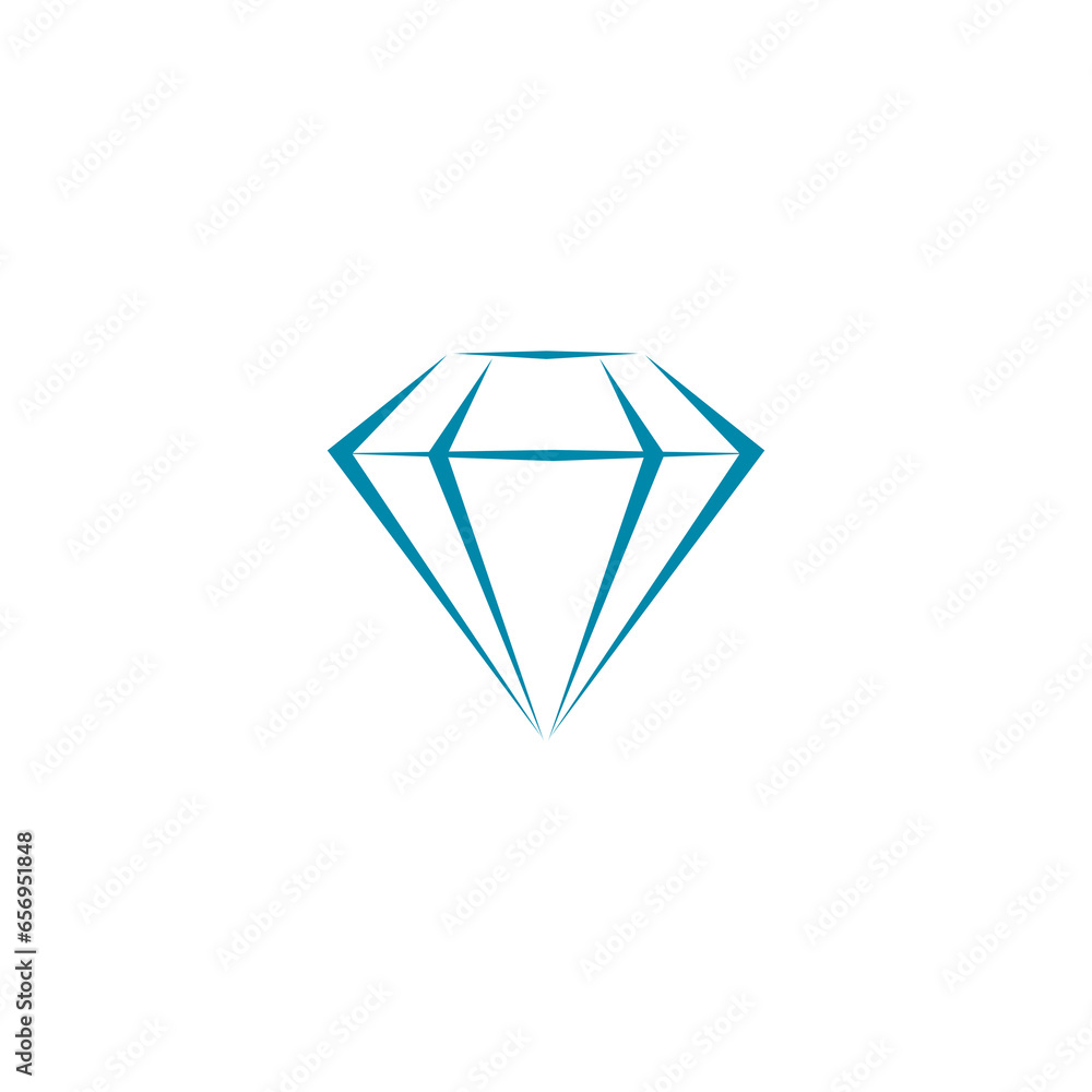 Diamond icon isolated on transparent background Diamond icon isolated on transparent background