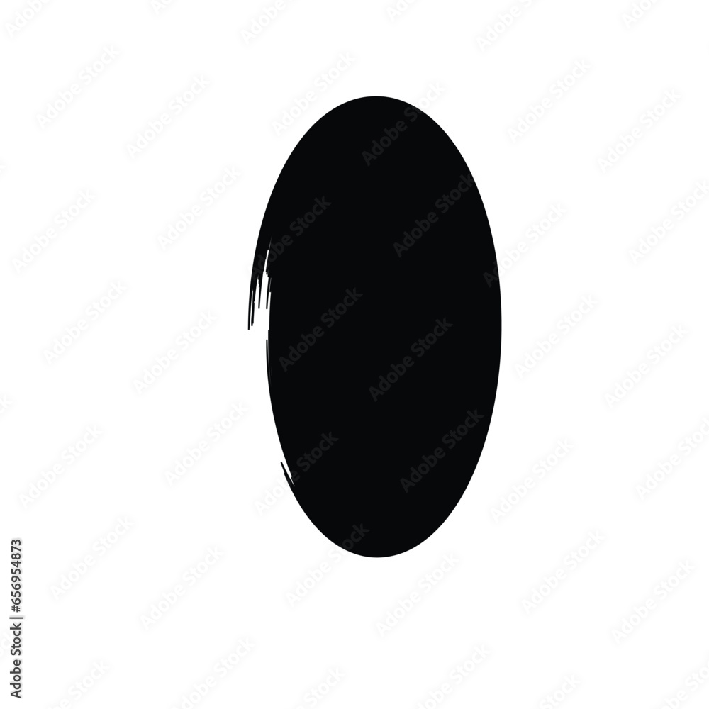 Grunge Vertical Oval Shape Filled Abstract rounded shape Grunge Vertical Oval Shape Filled Abstract rounded shape