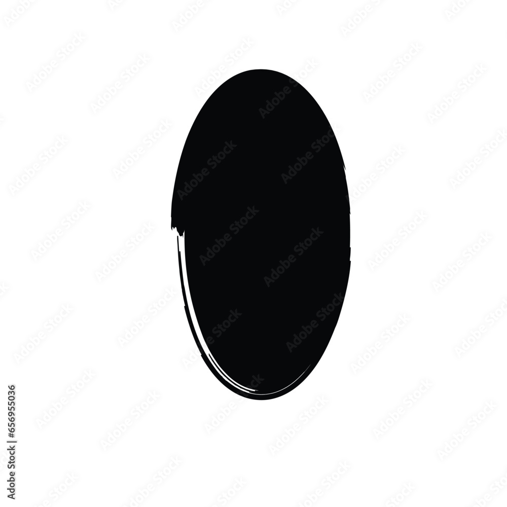 Grunge Vertical Oval Shape Filled Abstract rounded shape Grunge Vertical Oval Shape Filled Abstract rounded shape