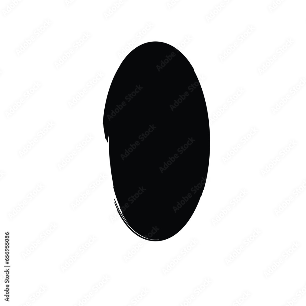 Grunge Vertical Oval Shape Filled Abstract rounded shape Grunge Vertical Oval Shape Filled Abstract rounded shape