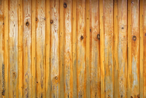 Wood texture made from boards and slats nailed together vertically