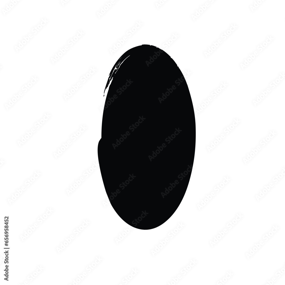 Grunge Vertical Oval Shape Filled Abstract rounded shape Grunge Vertical Oval Shape Filled Abstract rounded shape
