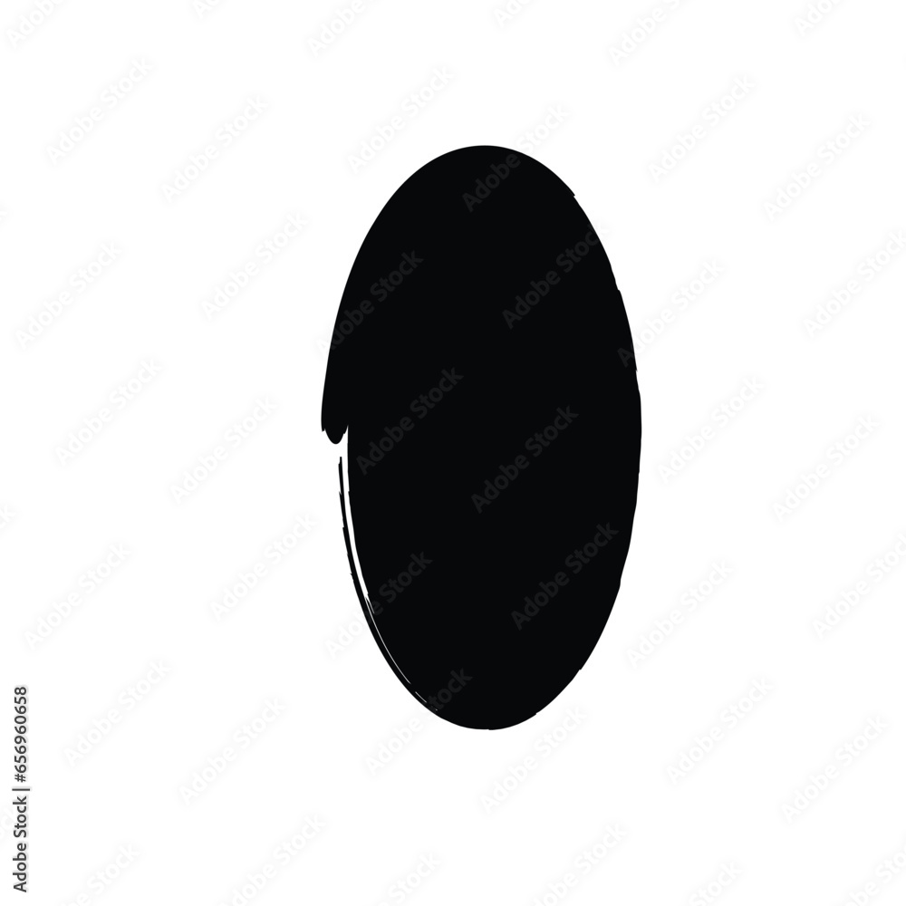 Grunge Vertical Oval Shape Filled Abstract rounded shape Grunge Vertical Oval Shape Filled Abstract rounded shape