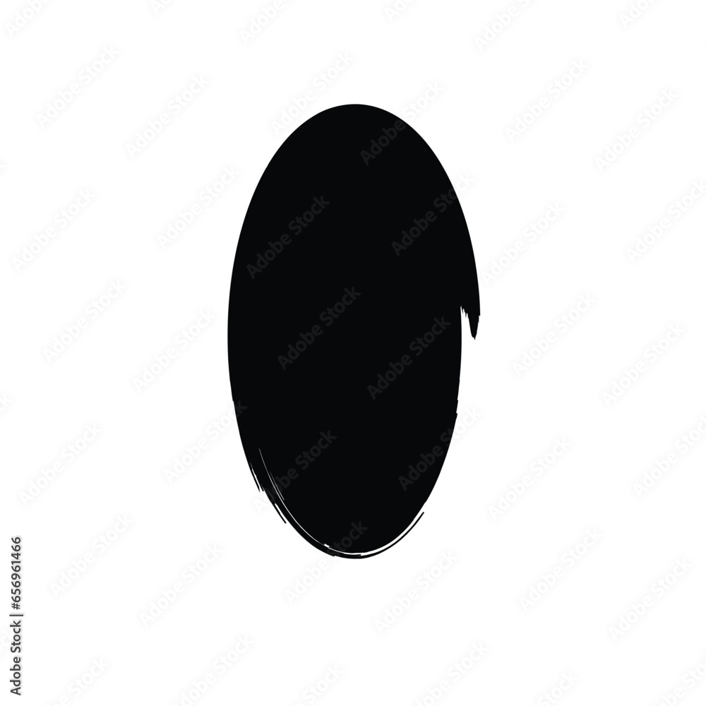 Grunge Vertical Oval Shape Filled Abstract rounded shape Grunge Vertical Oval Shape Filled Abstract rounded shape