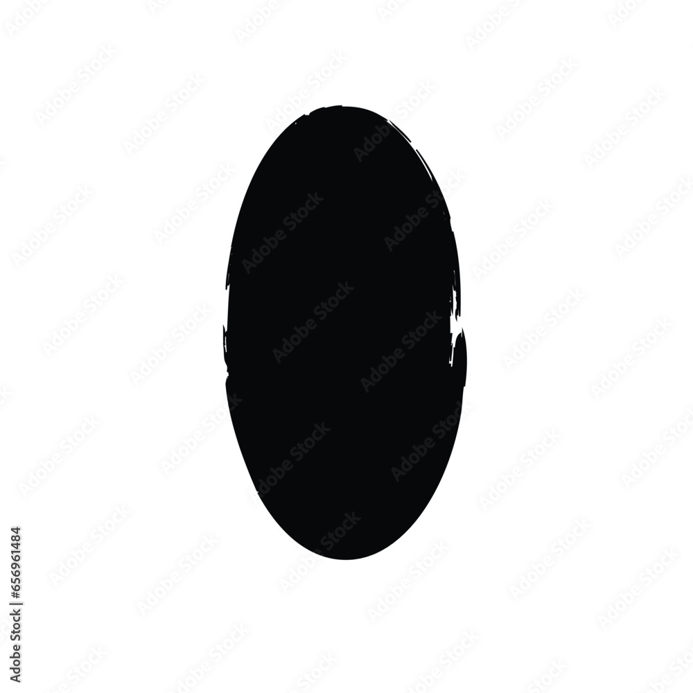 Grunge Vertical Oval Shape Filled Abstract rounded shape Grunge Vertical Oval Shape Filled Abstract rounded shape
