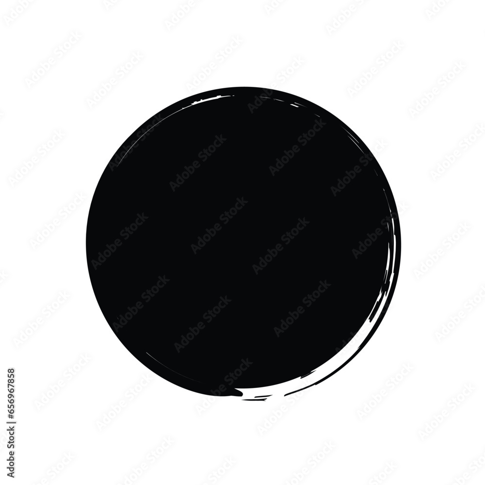 Grunge Circle Shape Filled Abstract rounded shape Grunge Circle Shape Filled Abstract rounded shape