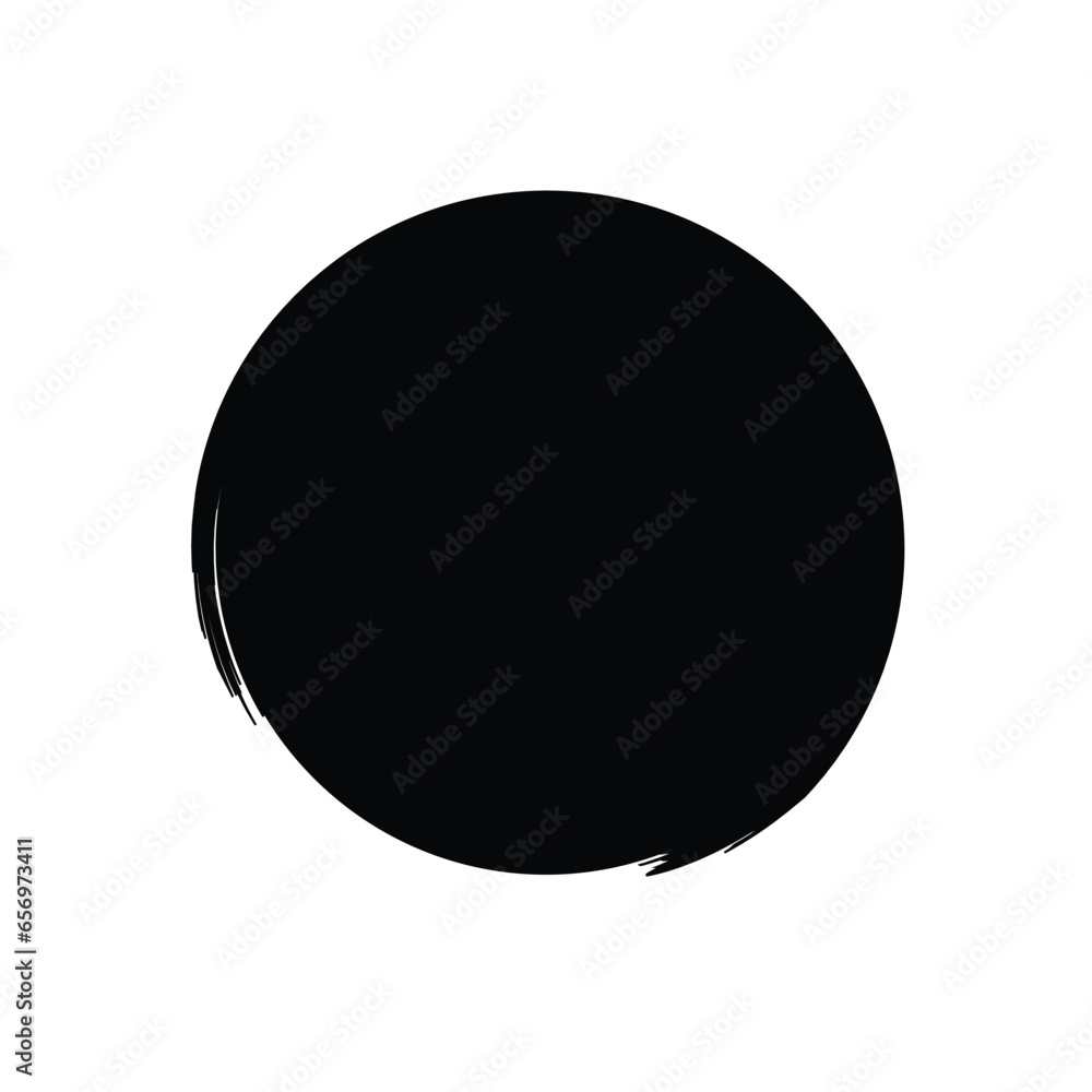 Grunge Circle Shape Filled Abstract rounded shape Grunge Circle Shape Filled Abstract rounded shape