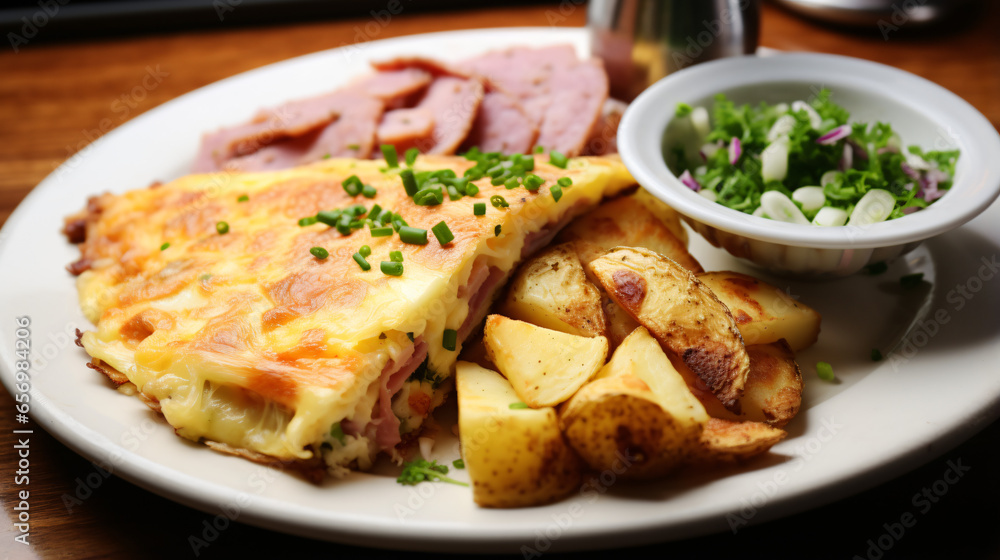 Ham and Cheese Omelette