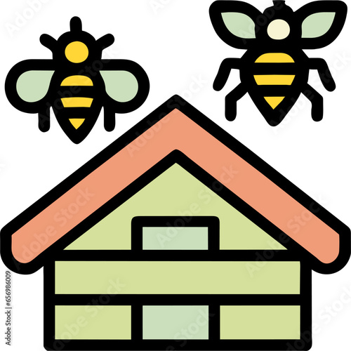 bees-and-beehive