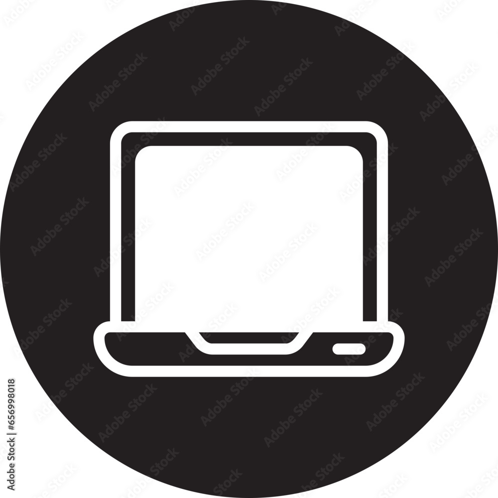 laptop glyph icon