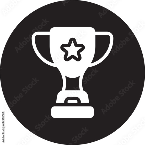 trophy glyph icon