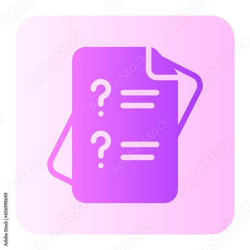 query gradient icon