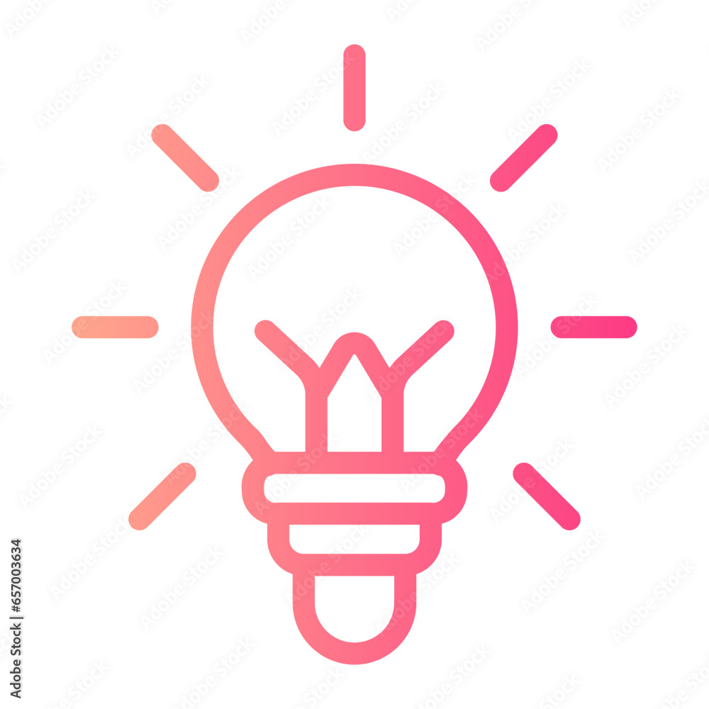 idea gradient icon idea gradient icon