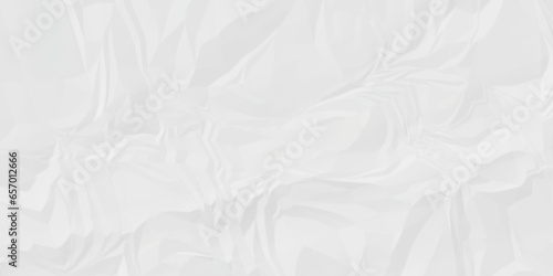 White paper texture. Crumpled paper texture. White crumpled paper texture crush paper so that it becomes creased and wrinkled. Old white crumpled paper sheet background texture.