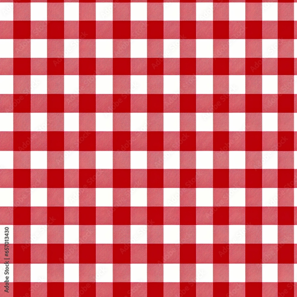 Red plaid seamless pattern, red plaid seamless tablecloth pattern, red plaid seamless fabric pattern, red plaid seamless gift wrapping paper pattern