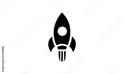 Rocket logo vector