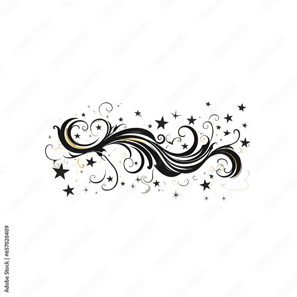 Fototapeta premium Black star