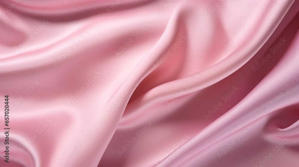 Obraz premium Pink dynamic Cloth silk fabric background